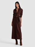 CHASSIDY MAXI DRESS - DARK CHOCOLATE