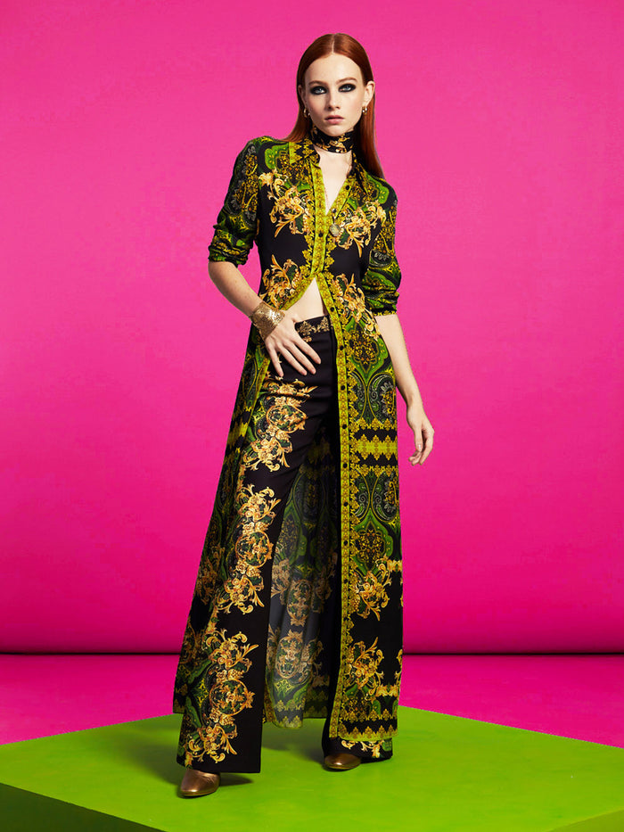 CHASSIDY MAXI SHIRT DRESS - RENDEZVOUS