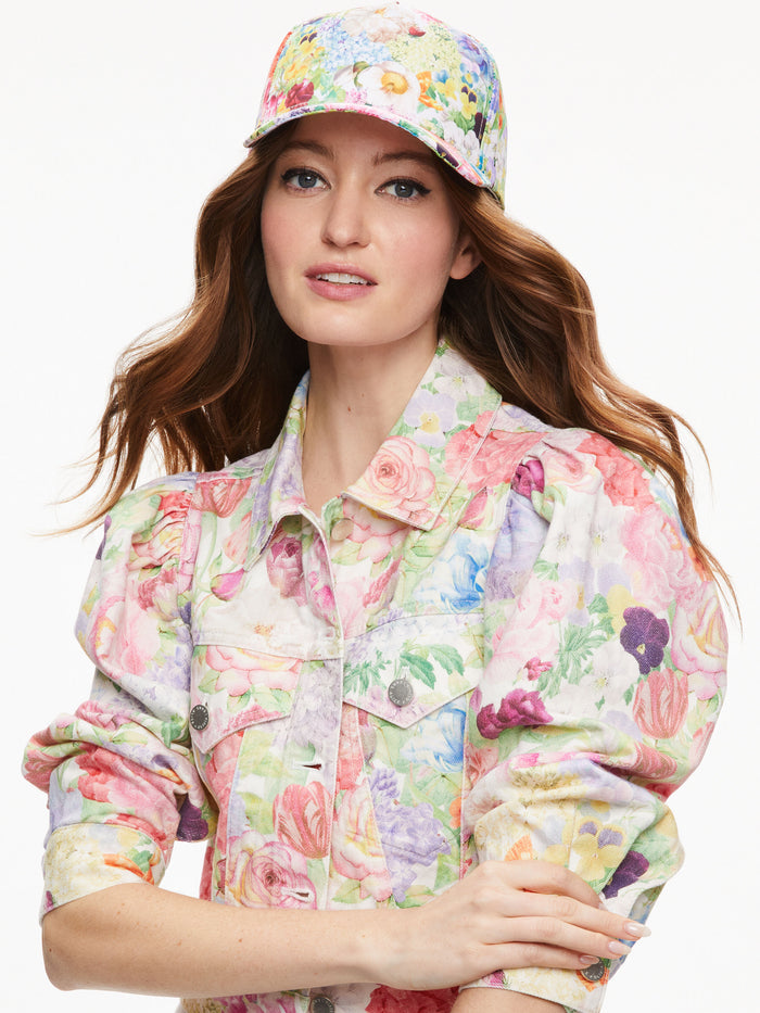 CHERISE TRUCKER HAT - DAWN FLORAL