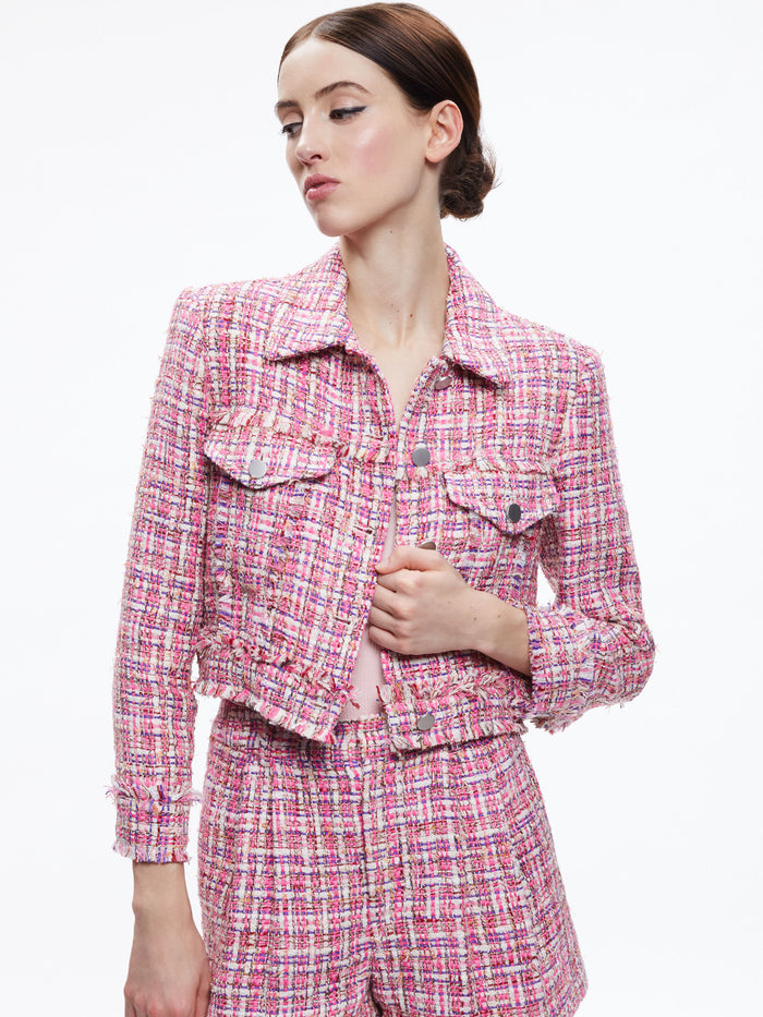 CHLOE TWEED JACKET - CANDY MULTI