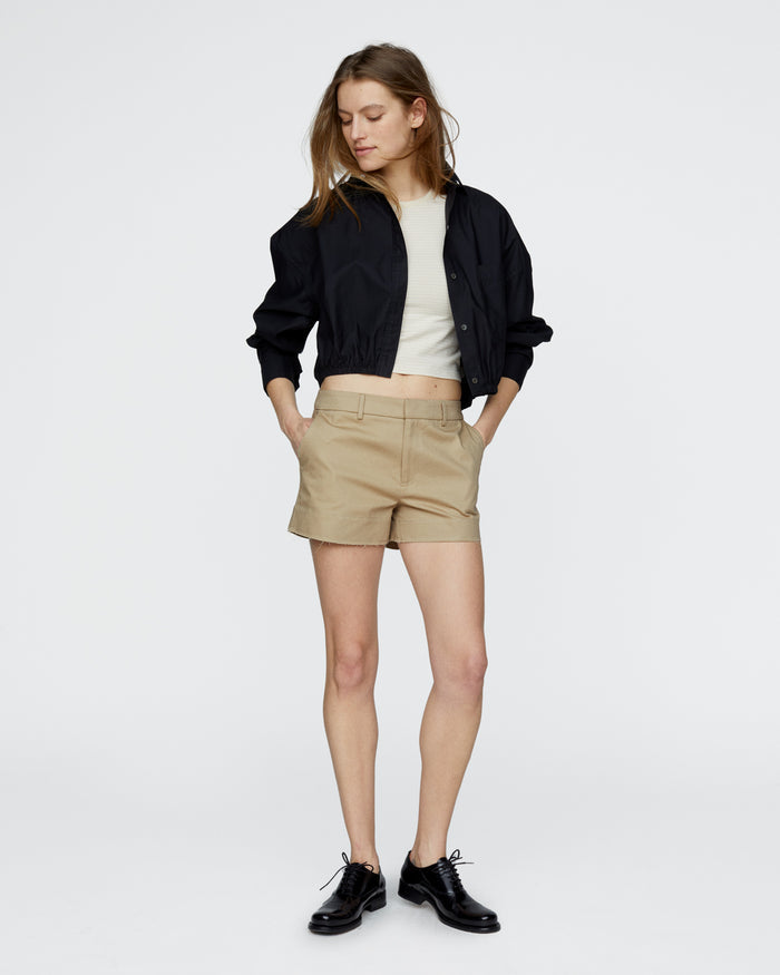 Cinched Waist Shirt - Black