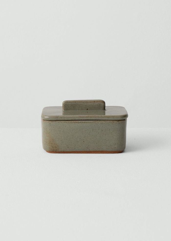 Cisco And The Sun Stoneware Butter Box | Dove