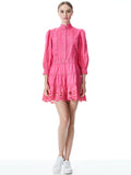 CLARK MNDRN CLR GTRD TIER DRE - FRENCH ROSE