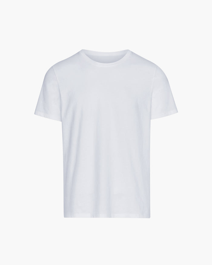 Classic Jersey Crew Neck Tee - White