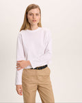 Classic Jersey Long Sleeve Boy Tee - White