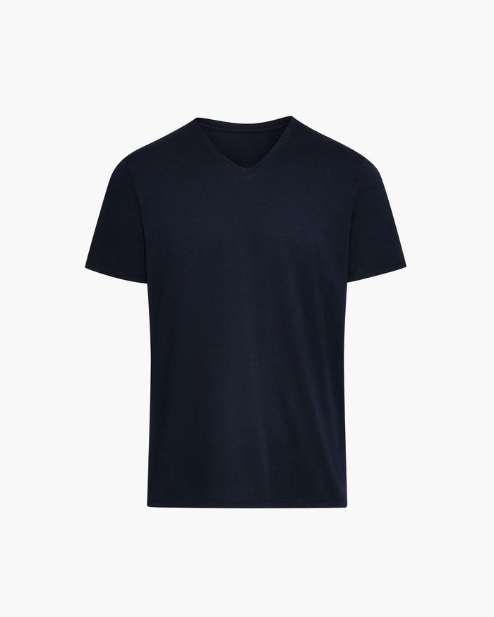 Classic Jersey V-Neck Tee - Midnight