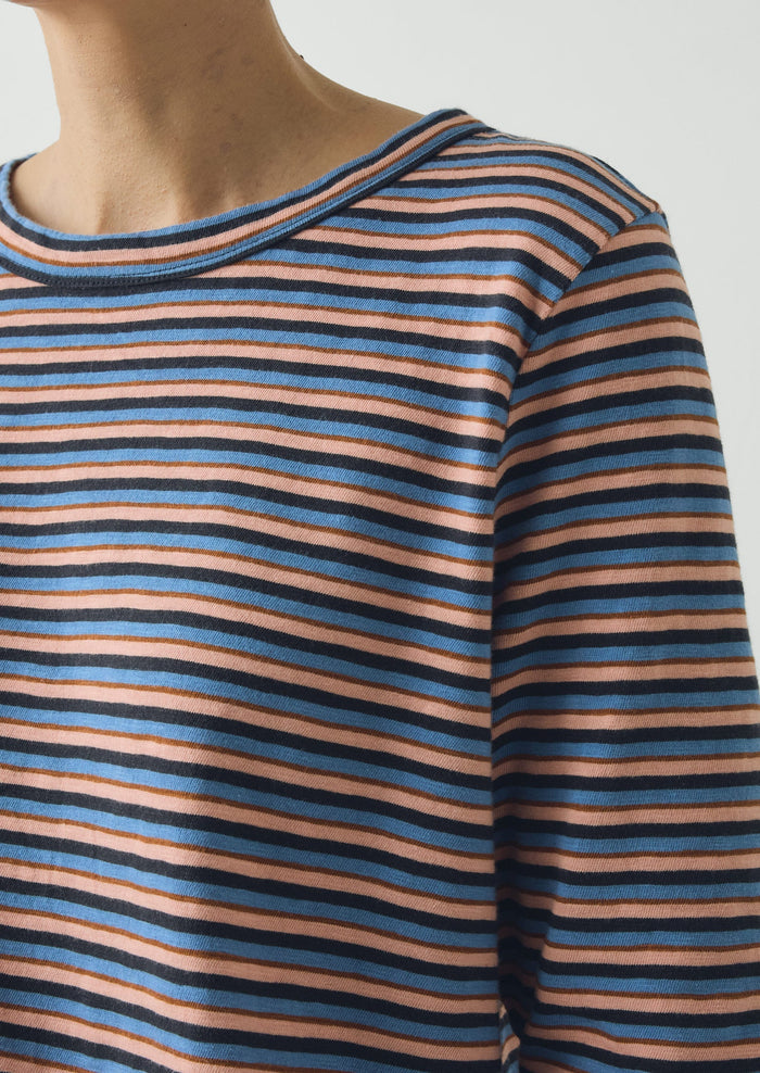 Cleo Cotton Stripe Tee | Multi