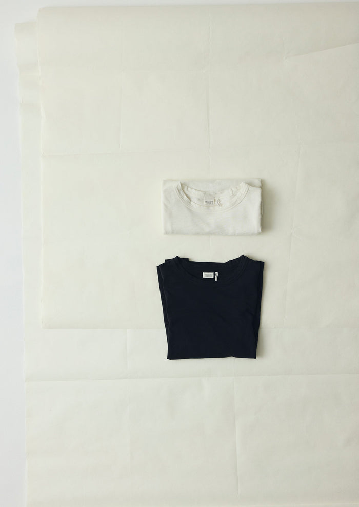 Cleo Garment Dyed Cotton Tee | Carbon Black