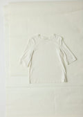 Cleo Garment Dyed Cotton Tee | Chalk