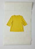 Cleo Garment Dyed Cotton Tee | Chartreuse