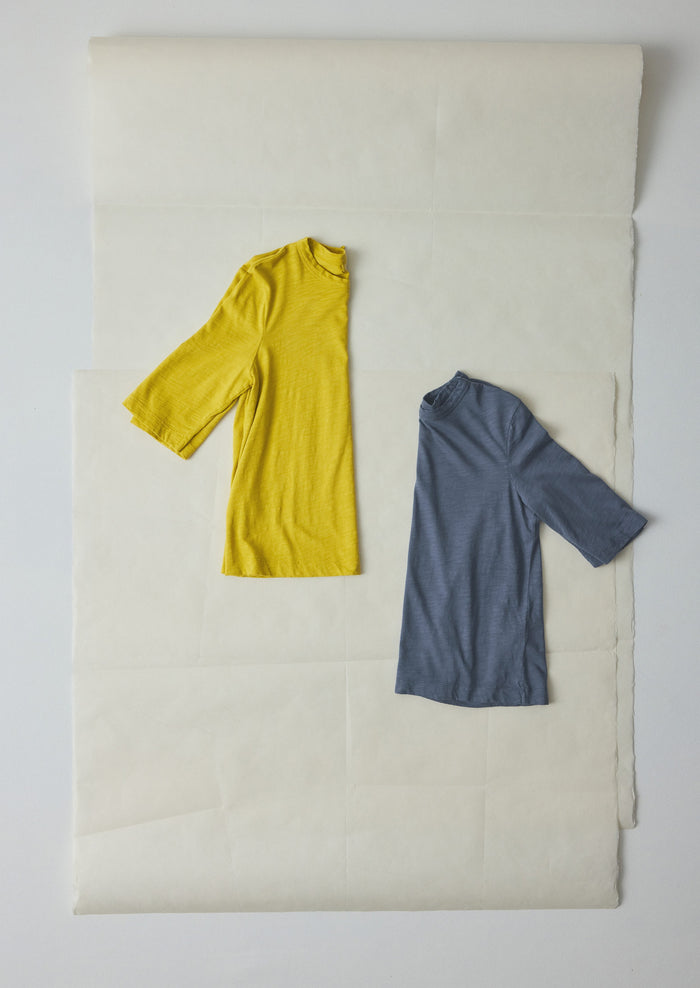 Cleo Garment Dyed Cotton Tee | Chartreuse