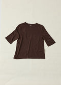 Cleo Garment Dyed Cotton Tee | Rich Earth