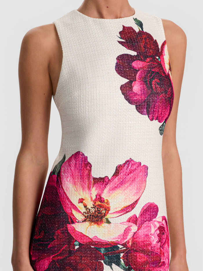 CLYDE MINI DRESS - EMPRESS BLOOM OFF WHITE