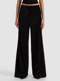 CONOR CLEAN WAIST TROUSER - BLACK