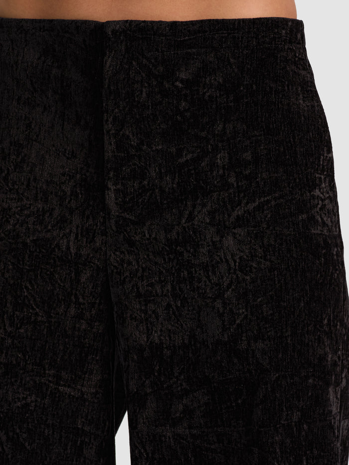 CONOR CLEAN WAIST TROUSER - BLACK