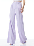 CONRY PLEATED PANTS - LAVENDER