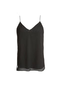 CONTESSA V-NECK CAMI - BLACK