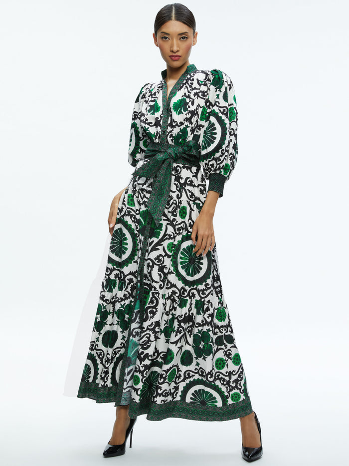CORA SHIRT DRESS - MONARCH LIGHT EMERALD MEDIUM