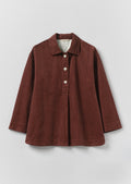 Cord Smock Top | Brick Red