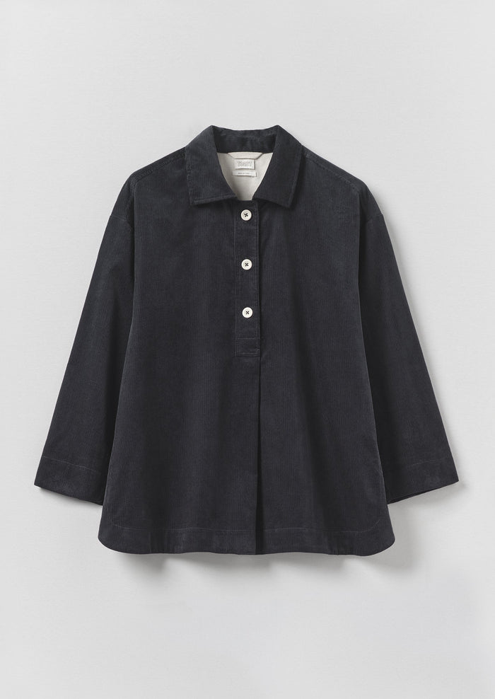 Cord Smock Top | Midnight