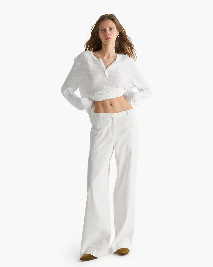 Corduroy Leigh Pant - Chalk