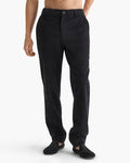 Corduroy Straight Leg Pant - Black