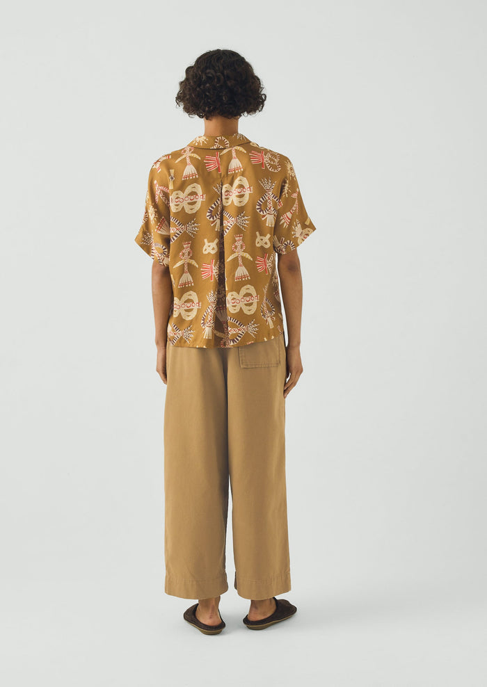 Corn Dolly Twill Shirt | Ochre