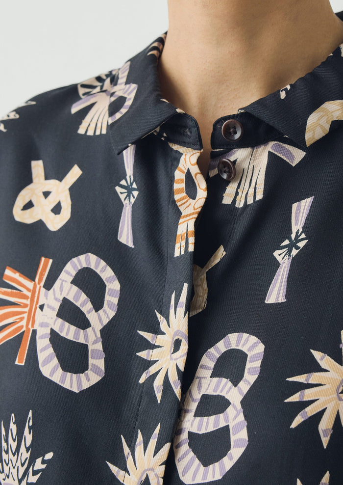 Corn Dolly Twill Shirt | Slate