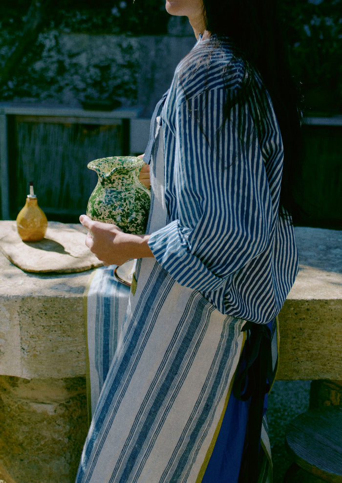 Cortona Splatter Jug | Cream/Leaf