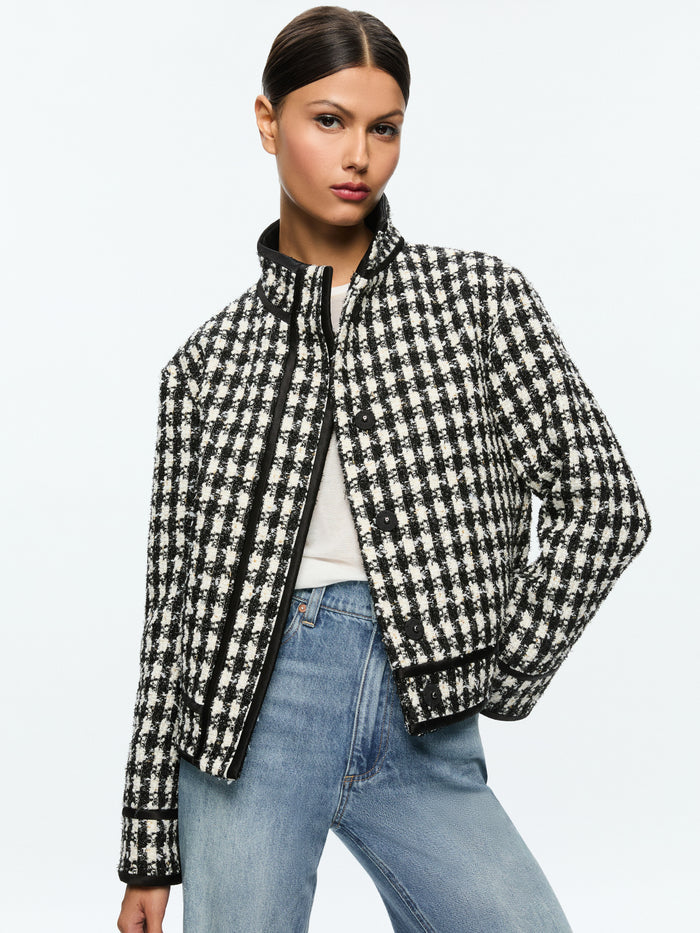 CORWIN JACKET - BLACK/WHITE