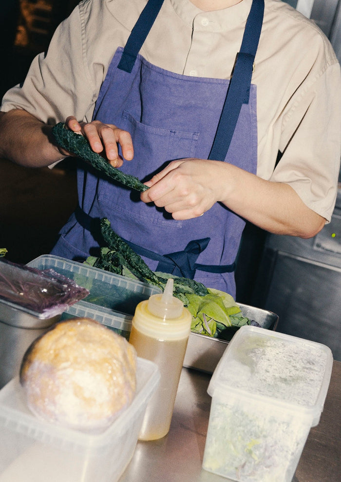Cotton Canvas Project Apron | Workwear Blue