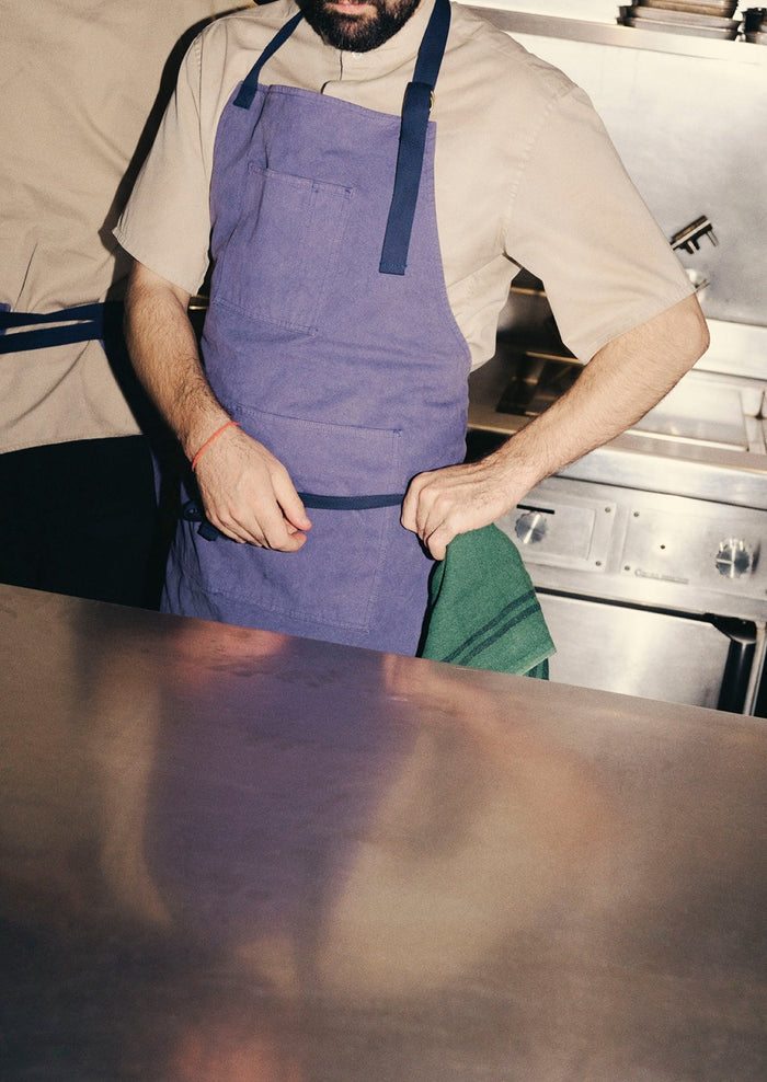 Cotton Canvas Project Apron | Workwear Blue
