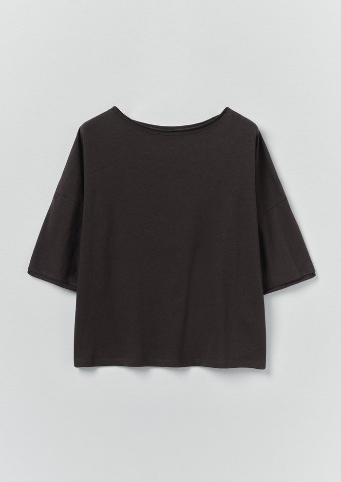 Cotton Hemp Jersey Tee | Slate