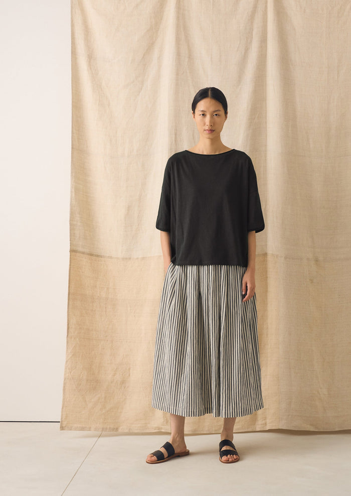 Cotton Hemp Jersey Tee | Slate