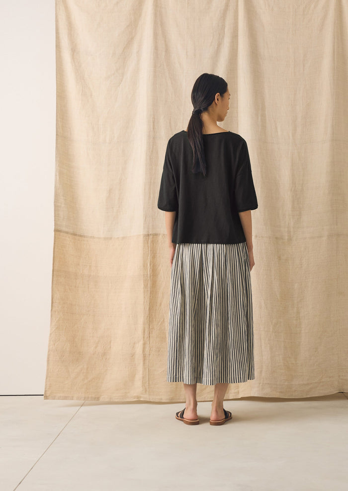 Cotton Hemp Jersey Tee | Slate