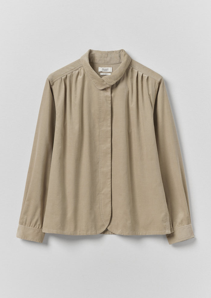 Cotton Needlecord Shirt | Dune