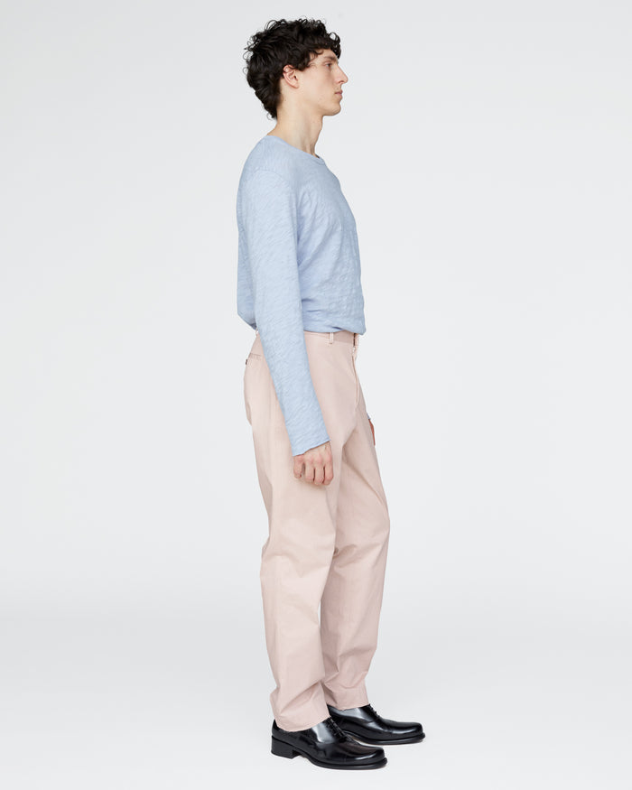 Cotton Twill Chino Pant - Faded Rose