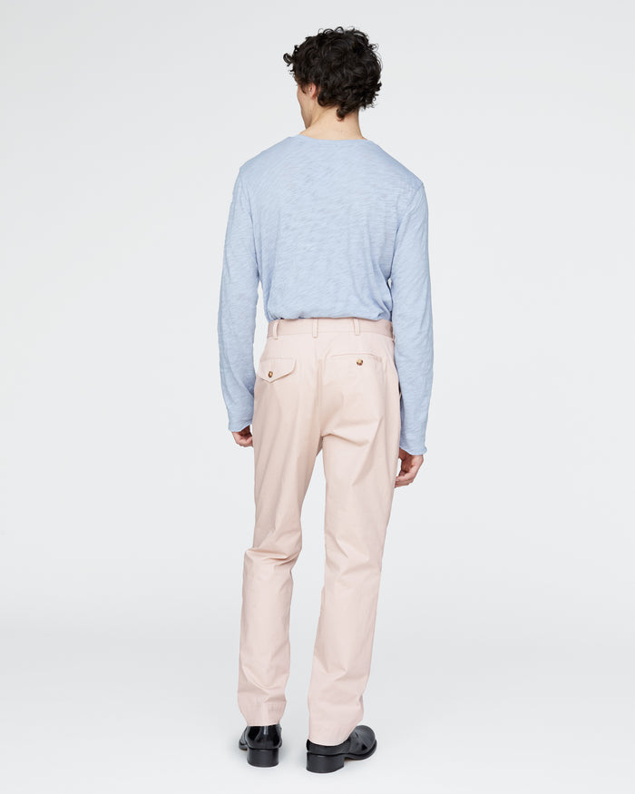 Cotton Twill Chino Pant - Faded Rose