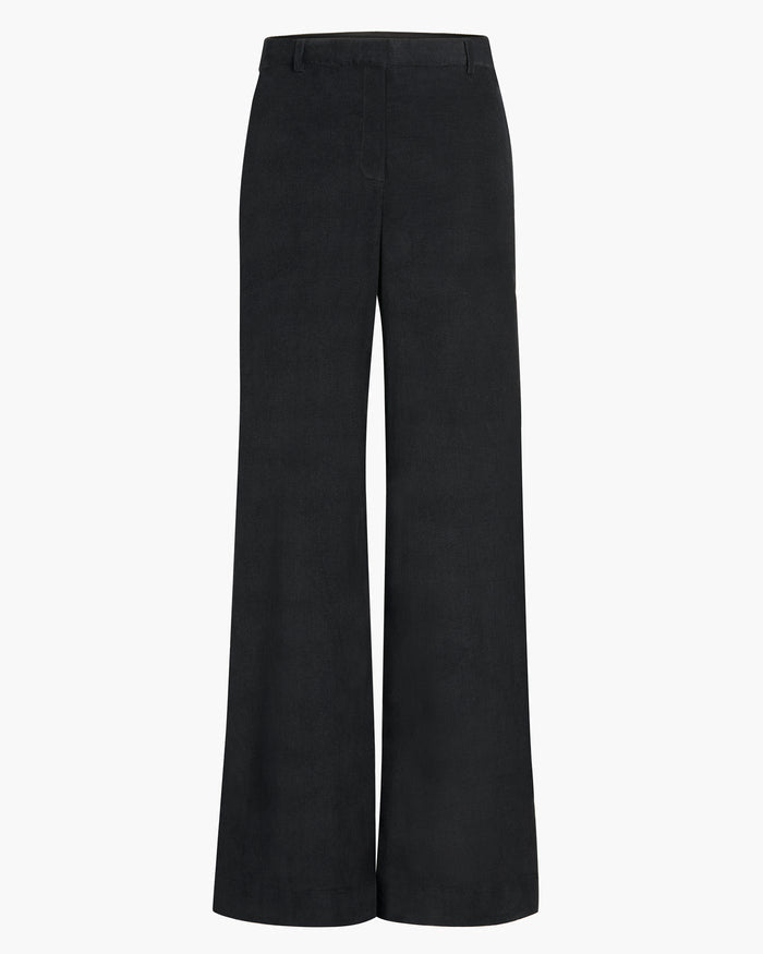 Cotton Twill Leigh Pant - Black