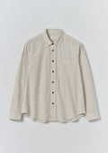 Counter Check Cotton Shirt | Ecru/Provence Blue