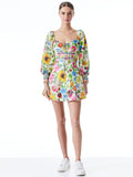 CRAWFORD SWEETHEART MINI DRESS - SUNDAY STROLL/MULTI