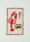 Crustacean Tea Towel | Ecru/Multi