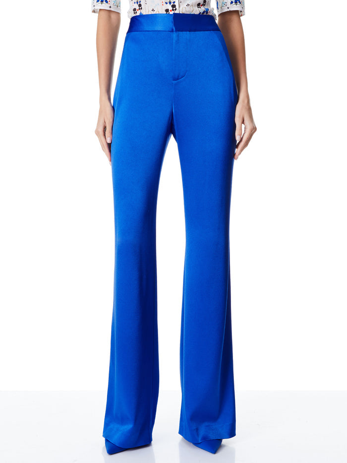 DEANNA HIGH WAISTED BOOTCUT PANT - ROYALTY