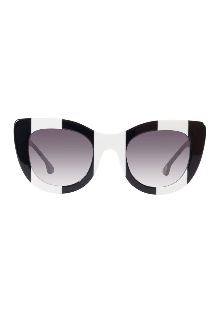 DELANCEY CRYSTAL - BLACK/WHITE STRIPE
