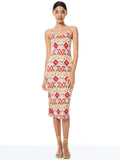 DELORA MIDI DRESS - VINTAGE MARKET LG