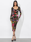 DELORA MIDI DRESS - SECRET GARDEN