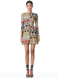 DELORA MINI DRESS - NOW AND FOREVER TANGERINE