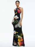 DELORA OPEN BACK MAXI DRESS - ESSENTIAL FLORAL