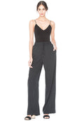 DELRAY FITTED V NK TANK - BLACK