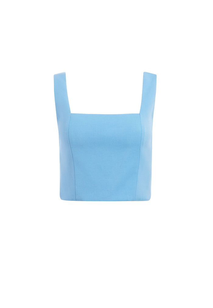 DOLMAN SLEEVELESS CROP TOP - PARADISE